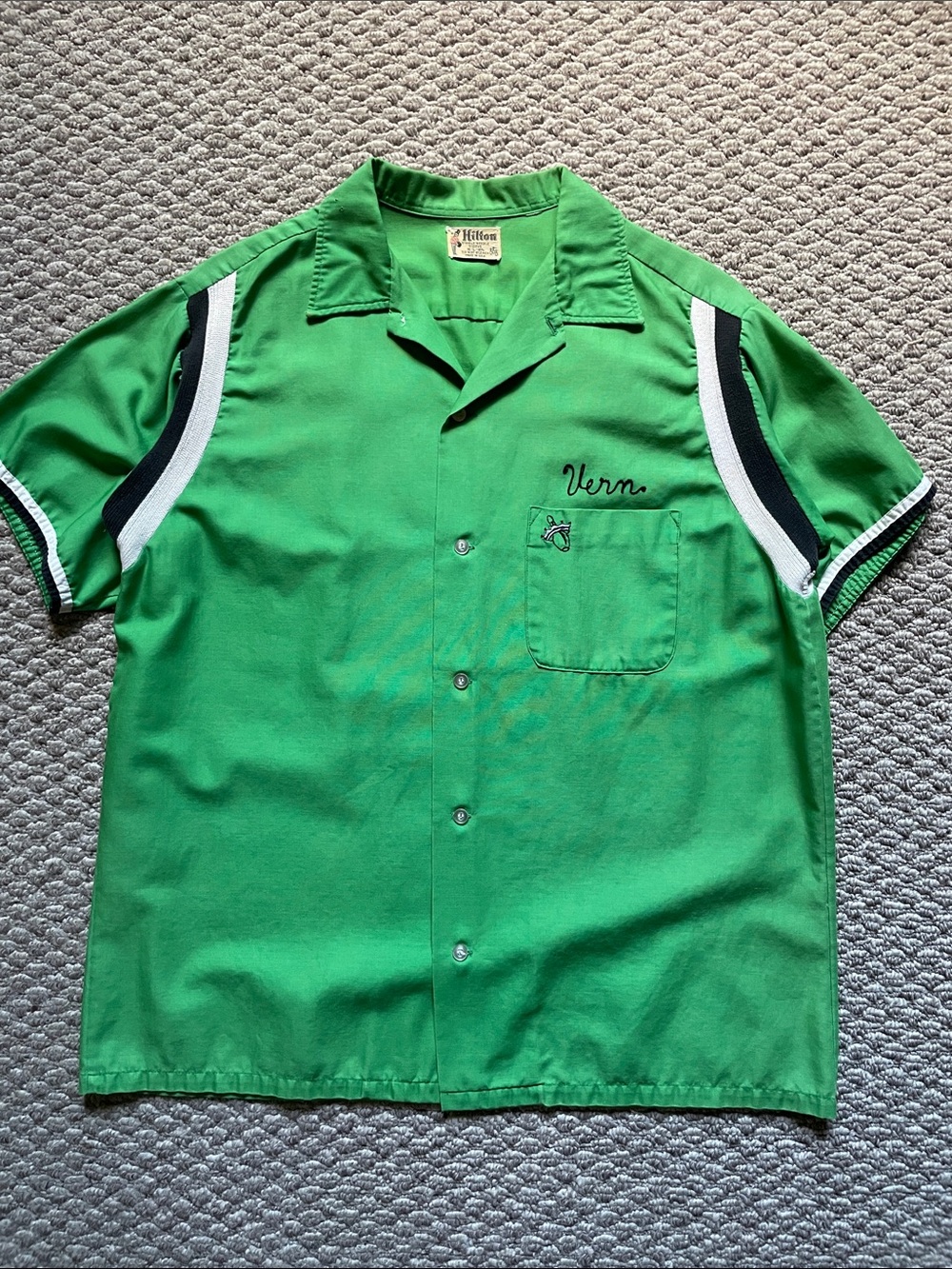 Vintage 1960’s chain stitching bowling shirt